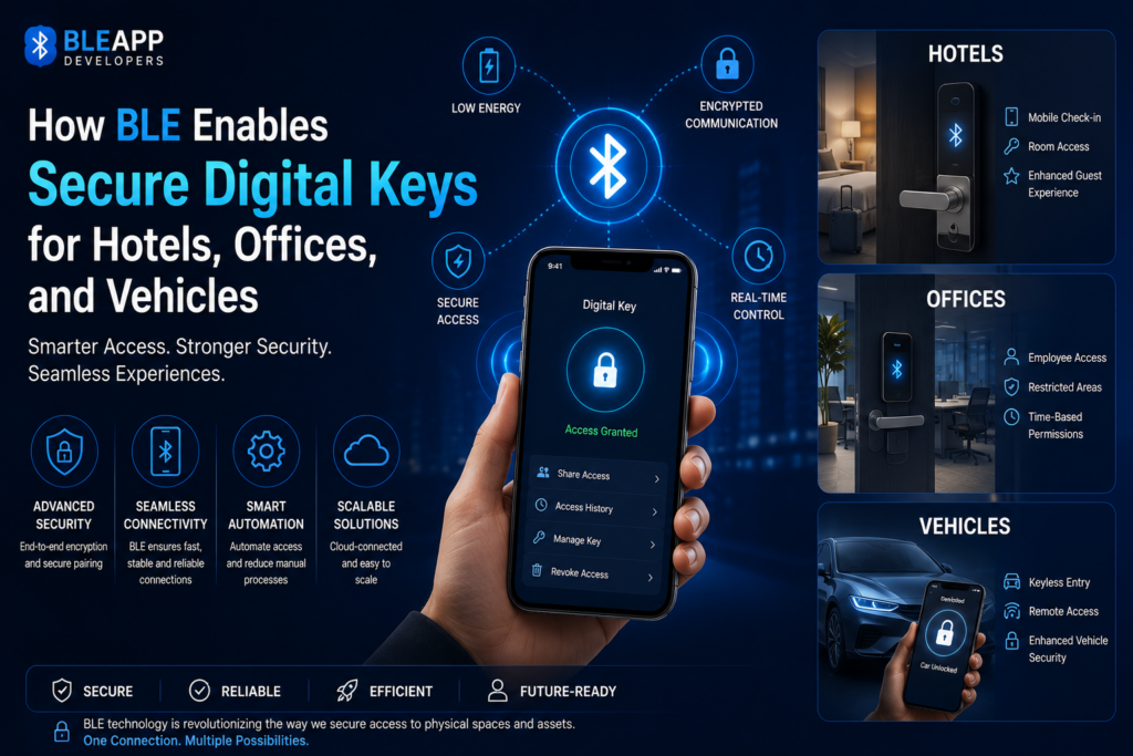 How BLE Enables Secure Digital Keys for Hotels, Offices, and Vehicles ...